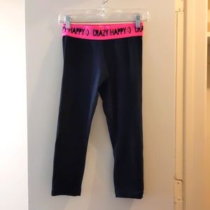 Zumba "Crazy Happy :)" Crop Leggings